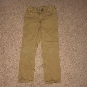 Boys size 6 Carter’s tan pants